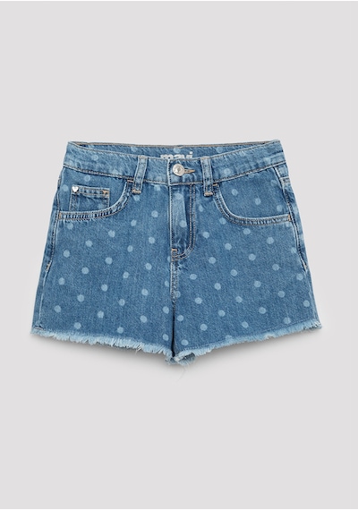 Mavi - Melora Polka Dot Mavi Jean Şort 7410655-a3339