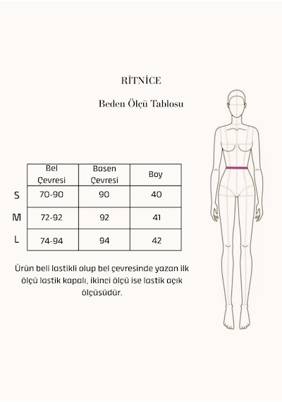 Ritnice Kadın Willa Pamuk Şortlu Astarlı Bel Lastikli Puantiyeli Ekru Örme Mini Etek