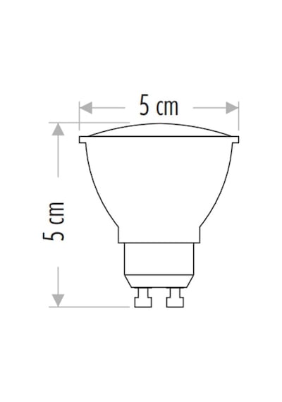 10 Adet Cata Ct 4215 Led Çanak Ampul 8w 4000k Ilık Beyaz Gu10 Duy 1