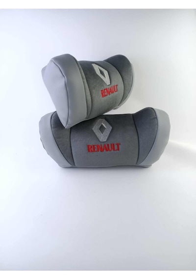 Renault Gri Oto İkili Boyun Yastığı