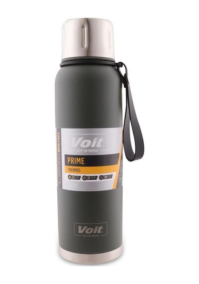 Voit Prime Termos 1000 Ml, Yeşil Açık Beyaz