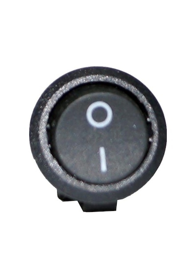 Yuvarlak Tip Aç Kapa Buton 2 Kademeli On Off Rocker Switch Daire Anahtar 250v Ac 3a/125v Ac 6a