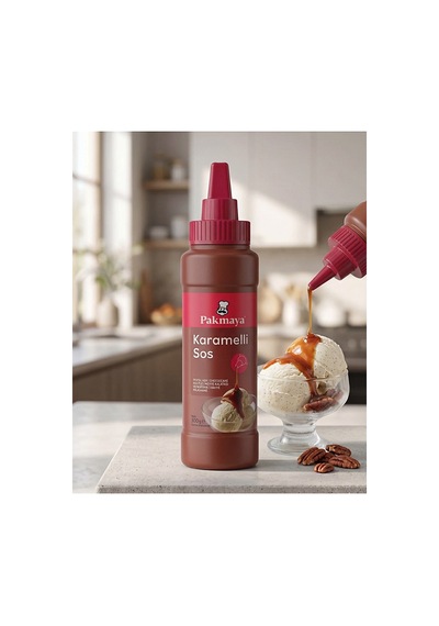 Pakmaya Sıvı Tatlı-pasta-dondurma Sosu 300 Ml Karamelli Ve Orman Meyveli 2 Li Set