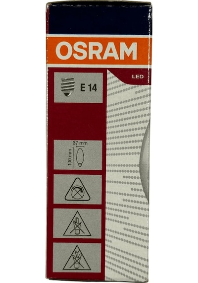 Osram 4,9w 40w 2700k Sarı Işık E14 Duylu Led Ampul 2 Adet