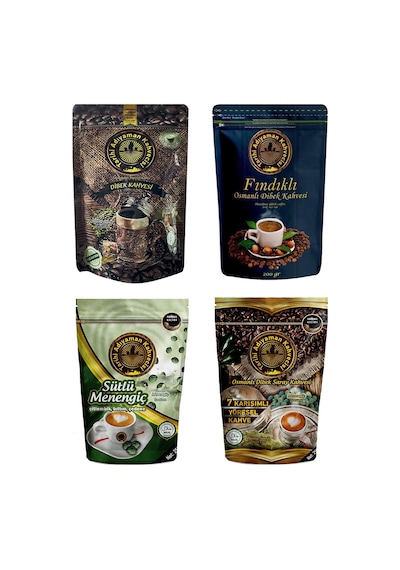 Tarihi Adıyaman Kahvecisi 200 Gr 4 Lü Karma Paket Öğütülmüş