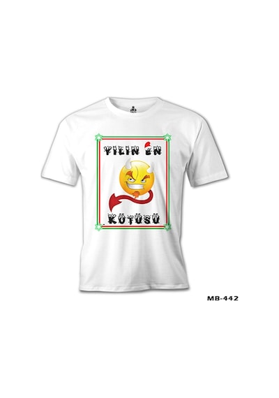 Yılın En Kötüsü Beyaz Erkek Tshirt