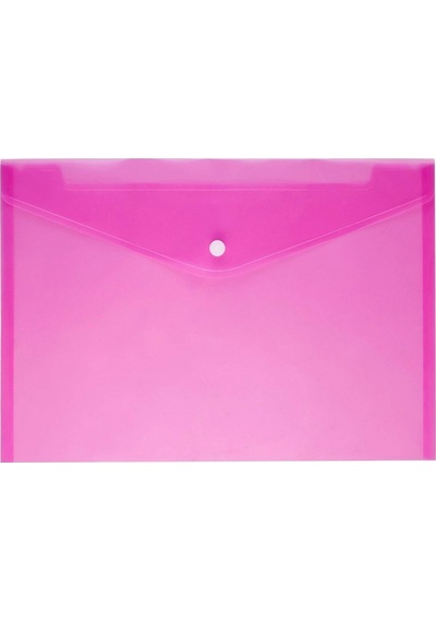 Lotte Çıtçıtlı Dosya A4 Pembe 24'lü Poşet