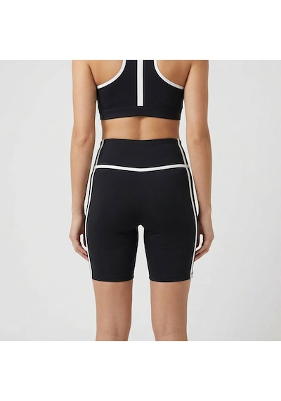 Siyah Fila Kadın Günlük Tayt Confini Tape Shorts Faw1309.80010