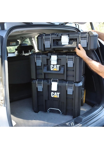 Cat Da41005 Hyper Stack Ağır Hizmet Tipi 3 Lü Tekerlekli Kilitli Takım Çantası Seti