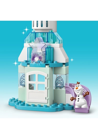 LEGO® DUPLO® │ Disney Anna ve Elsa’nın Karlar Ülkesi Şato Partisi 10455 - 2 Yaş ve Üzeri Çocuklar için Yaratıcı Oyuncak Yapım Seti (54P)