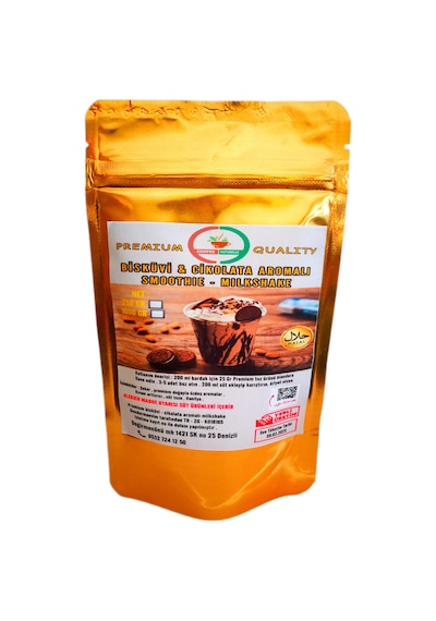 Coffee Naturelle Bisküvi ve Çikolata Aromalı Smoothie Milkshake 1 KG