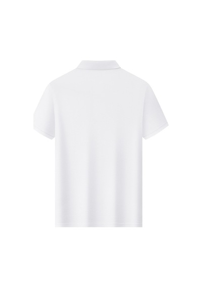 New Performance Premium Polo T-shirt %100 Pamuk Mercerize Beyaz