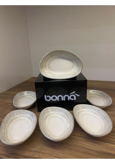 3'lü Galata Vago Oval Plate 12 8 Cm Sos/meze/reçel/aperatif Çok renkli
