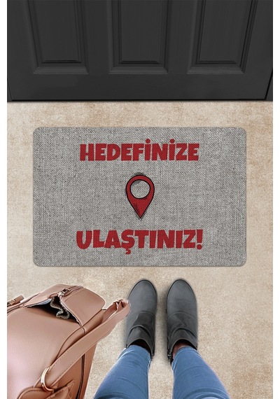 Evaşk Kapı Önü Paspası Vinil Kaymaz Tabanlı 45 X 70 Evaşkdm11108