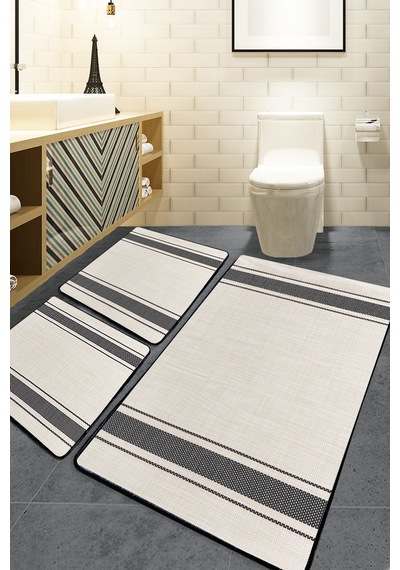 Chilai Home Beint 3'lü Set Banyo Halısı Djt Renkli