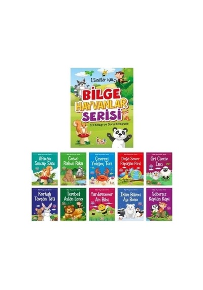 Bilge Hayvanlar Serisi 1 Snf K Boy 10 Kitap