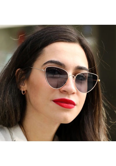 Hotmama Altın Kadın Güneş Gözlüğü