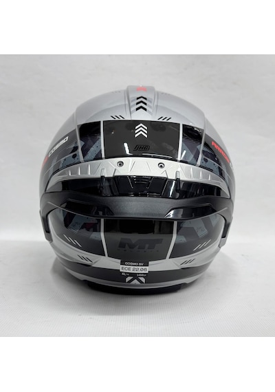 Mt Cosmo Arrow C2 Parlak Renk Güneş Vizörlü Yarım Kask Çok Renkli