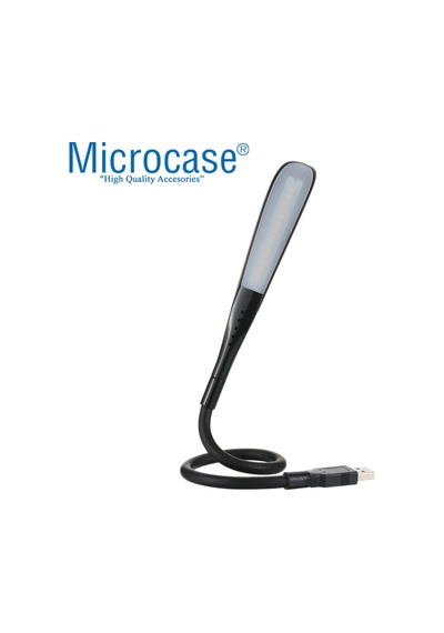 Dokunmatik Esnek Usb Pc Notebook Led Lamb Aydınlatma Al2487 Siyah