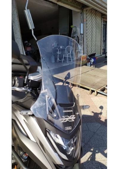 Zeus Motor 2021-2024 Honda Nc 750 X Uyumlu Uzun Ön Cam Şeffaf Renk