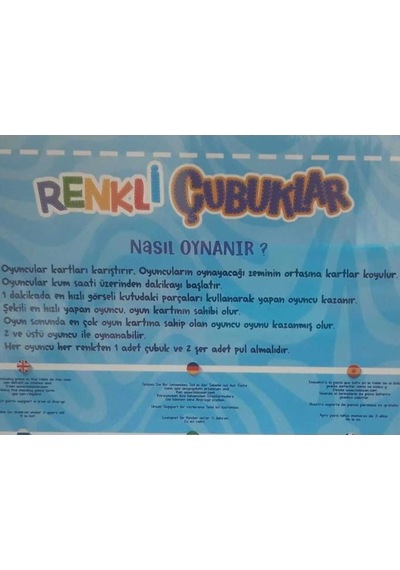 Kidsan Renkli Çubuklar Kds-9014