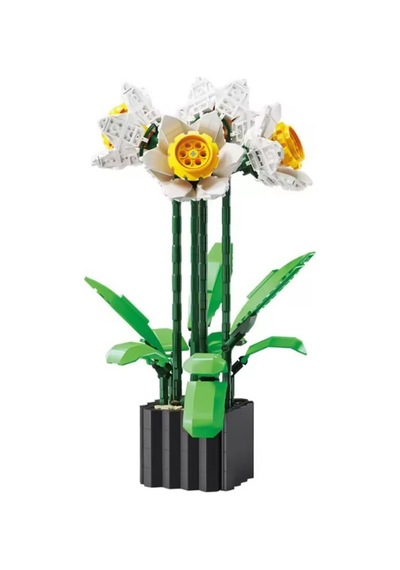 Toysan Flowers Nergis Çiçeği Yapı Blok Seti 838 Parça 10111