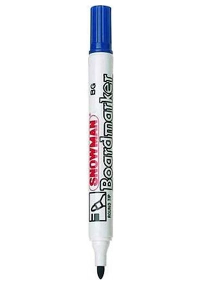 Snowman Broadmarker Mavi Tahta Kalemi