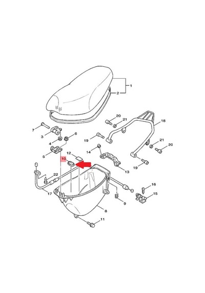Yamaha Bws 100 Sele Altı Havuzu Gromet 4VP-F4742-00