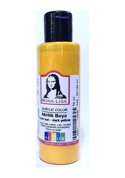 Südor Akrilik Boya 70 Ml. Krom Sarı Çok Renkli