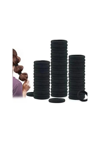 50 Adet Lastik Esnek Toka Seti Siyah - 860662998 Siyah - 860662998 Siyah