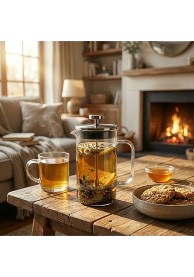 350 Ml Borosilikat Cam Termisil French Press Dayanıklı Cam Çay &amp Filtre Kahve Demleme, Bitki Çayı, Kahve Pr Diğer