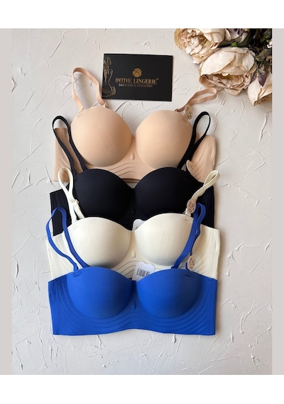 Lady Baby Straplez Kesim Destekli Dikişsiz Balensiz Toparlayıcılı Siyah