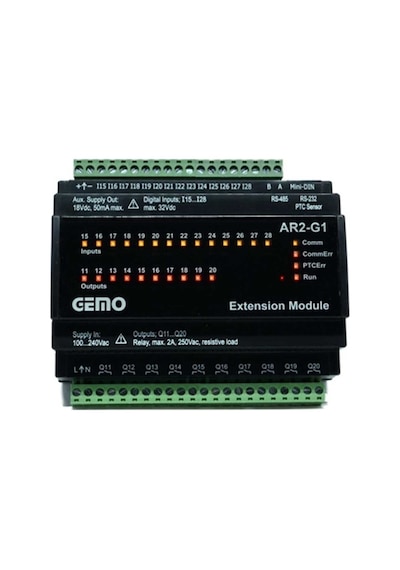 Gemo AR2-G1-230VAC-12D2A Ray Tipi, AR2 için Genişleme Modülü