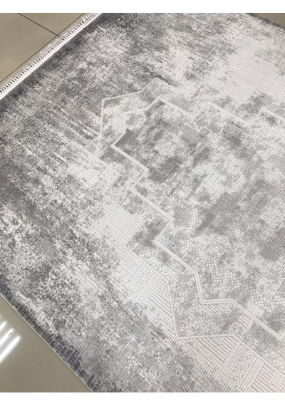 Merinos Halı Elegance 74429 096 Serisi Akrilik Salon Oturma Yatak Odası Halısı Gri - Krem
