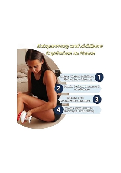 Nordicshape Masaj Aleti Cellusmooth - Selülit Azaltma İçin Isı Terapili Anti Selülit Vakum Masajı Altın