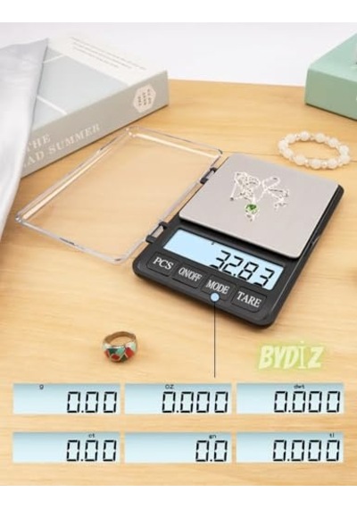 Bydiz Mh-999 Hassas Terazi 1 Kg / 0.01 Gr - Profesyonel Dijital Laboratuvar, Mutfak Ve Takı Terazisi, Epoksi Ve Eczane Diğer