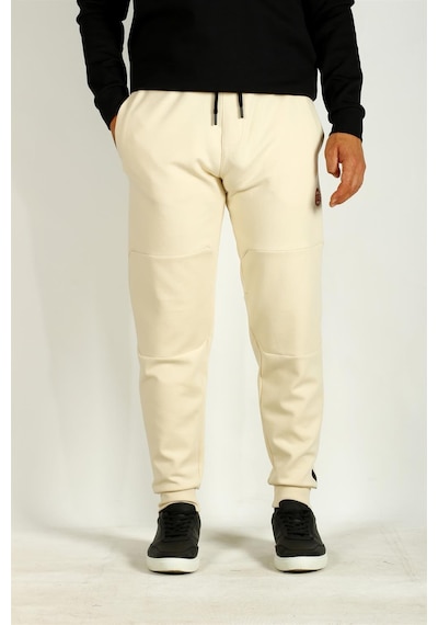 Erkek Paça Lastikli Bel İp Detay Jogger Eşofman Altı Ncs Jeans 1644-Bej