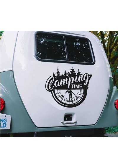 Kamp Sticker - 4x4 Off Road Adventure Avcı Sticker - Araba Oto Motosiklet Karavan Sticker - 02168 50 Cm