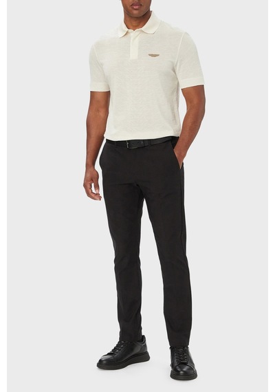 Boss Logolu % 100 Pamuk Regular Fit Düğmeli Polo Erkek Polo 50565174 118 Bej