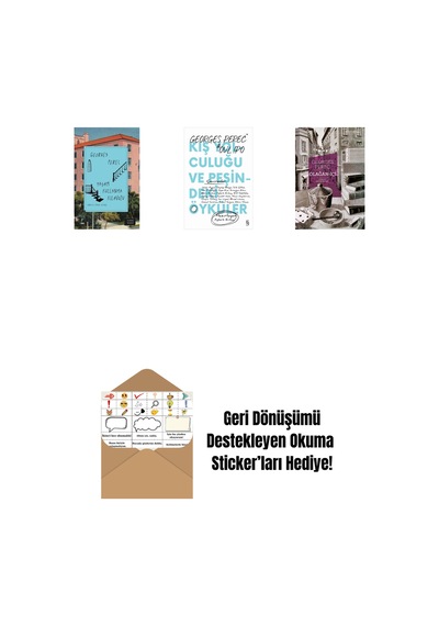 Yaşam Kullanma Kılavuzu + Kış Yolculuğu Ve Peşindeki Öyküler + Olağan-içi + Okuma Sticker'ları