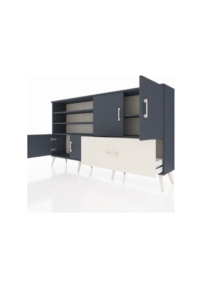 Arges Konsol 5 Raflı Tek Çekmeceli 4 Kapaklı 176x30x99 Antrasit-a Antrasit-antrasit/aytaşı Arges Konsol 5 Raflı Tek Çekmeceli 4 Kapaklı 176x30x99 Antrasit-a Antrasit-antrasit/aytaşı