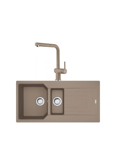 Franke Urban Ubg 651-100 Oyster Granit Evye Active Plus Doccia 2.0 Batarya Set Oyster