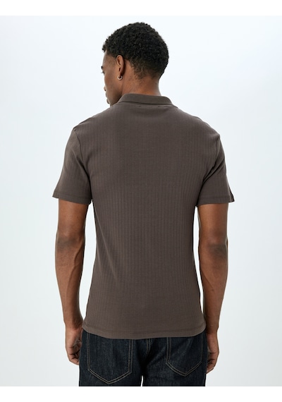 Koton Kısa Kollu Pamuklu Slim Fit Polo Yaka Tişört Kahverengi 5sam10025mk Kahve Kahverengi Koton Kısa Kollu Pamuklu Slim Fit Polo Yaka Tişört Kahverengi 5sam10025mk Kahve Kahverengi