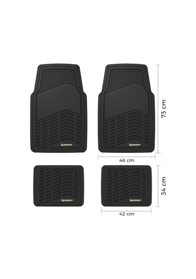 Mc33856 Tüm Araçlara Uyumlu 4 Parça Üniversal 3d Havuzlu Oto Paspas