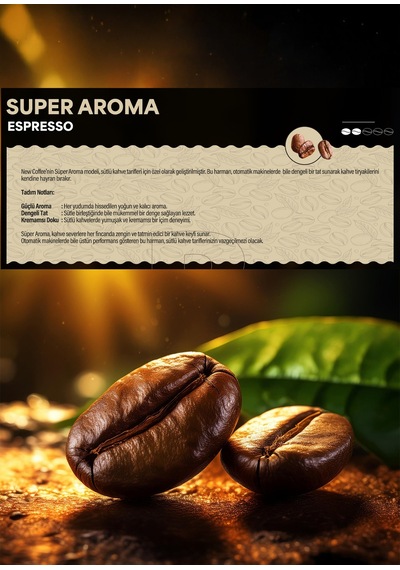 New Coffee Super Aroma Espresso Çekirdek Kahve Çekirdek 500 G