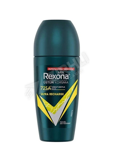 5 Adet Rexona Roll-on Men Ultra Recharge 50 Ml