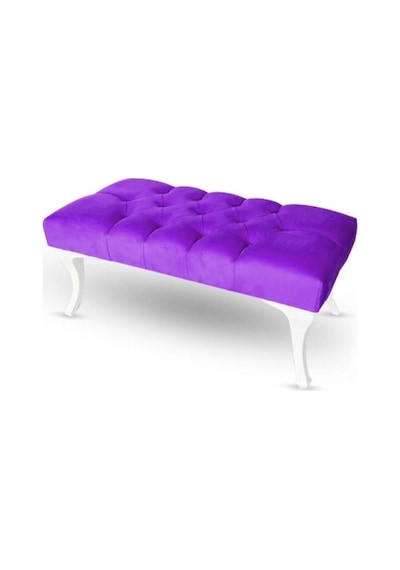 Kapitoneli Bench Puf Lila