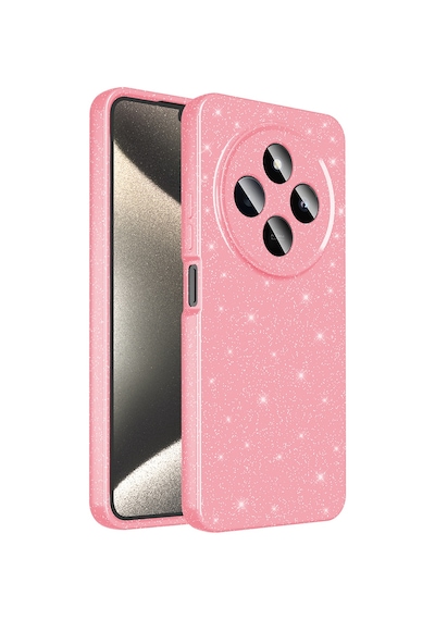 Zore Redmi 14c 4g Kılıf Kamera Korumalı Simli Lüks Ogaa Koton Kapak - Açık Pembe AÇIK PEMBE