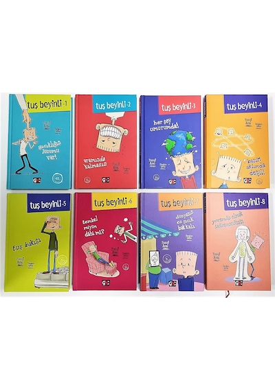 Tuş Beyinli Seti 8 Kitap - Yusuf Asal - Genç Nesil Yayınları