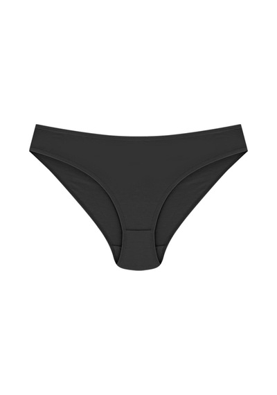 Bikini Model Külot 3'lü Paket %100 Pamuk Siyah